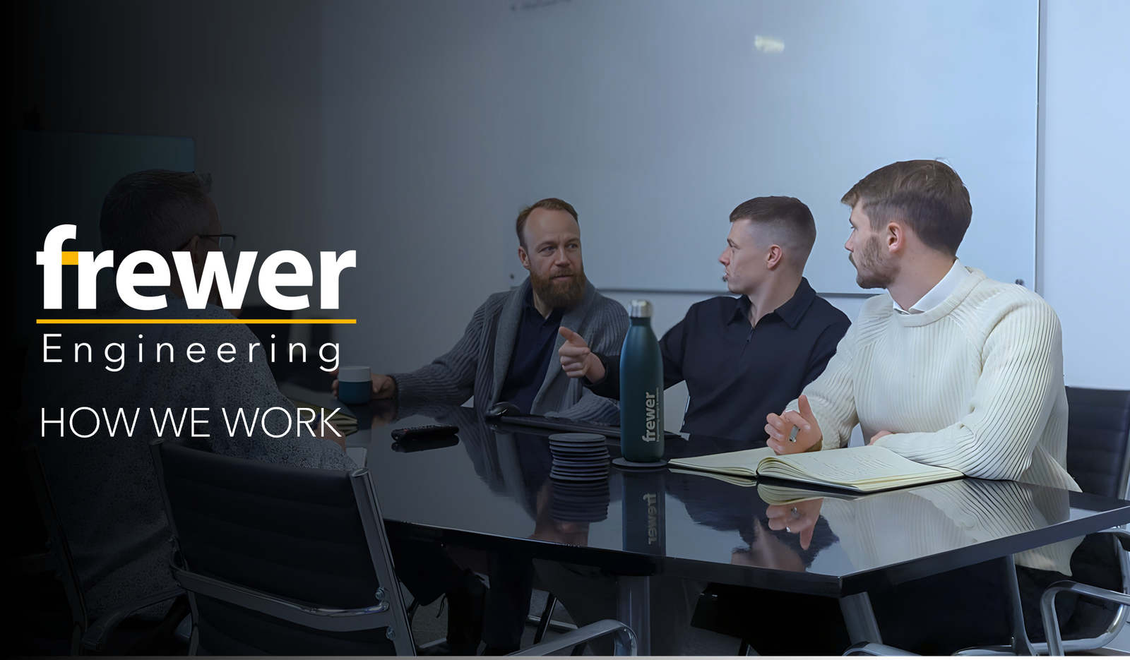 Frewer Engineering team in a project meeting
